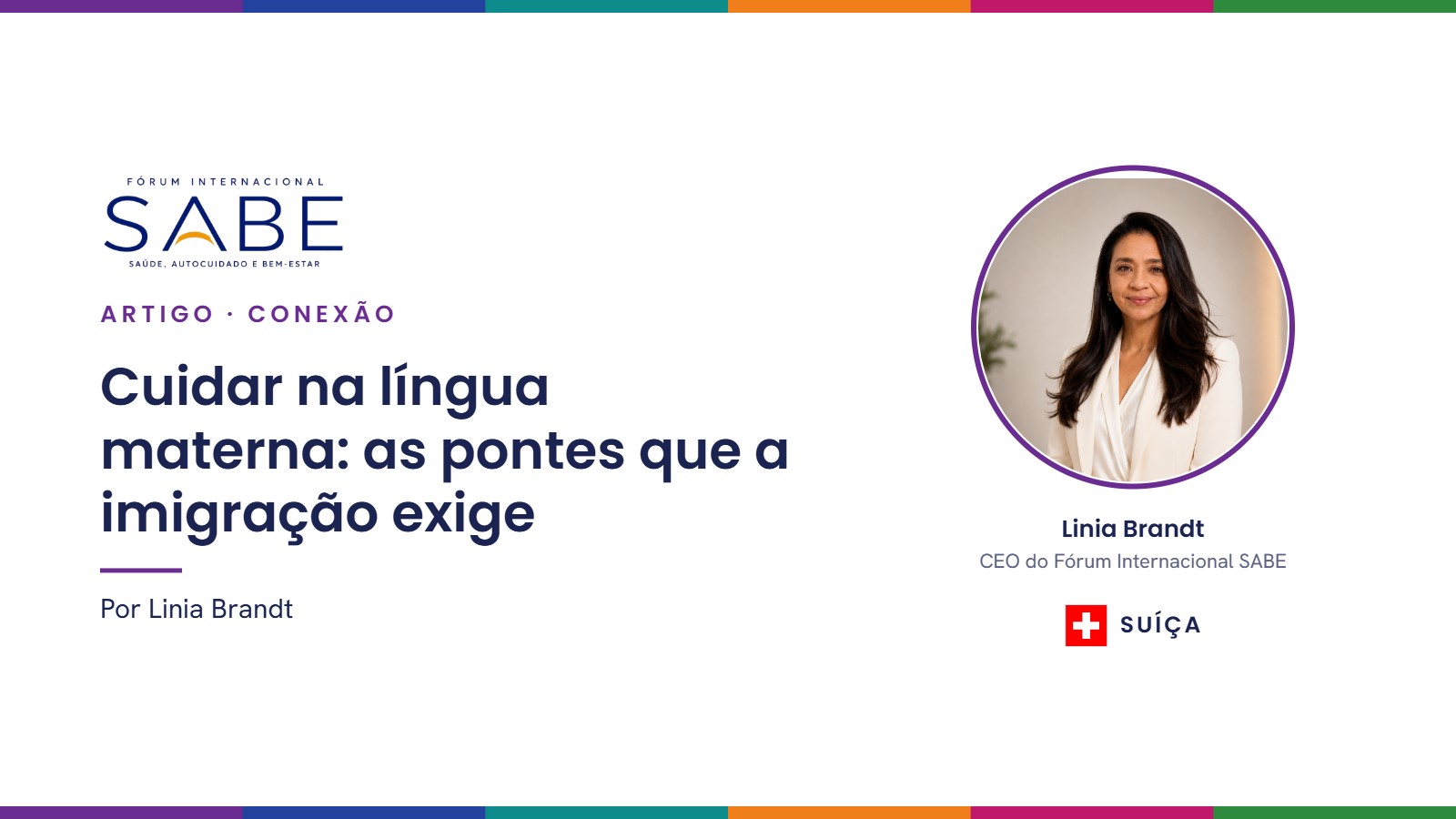 Cuidar na língua materna: as pontes que a imigração exige
