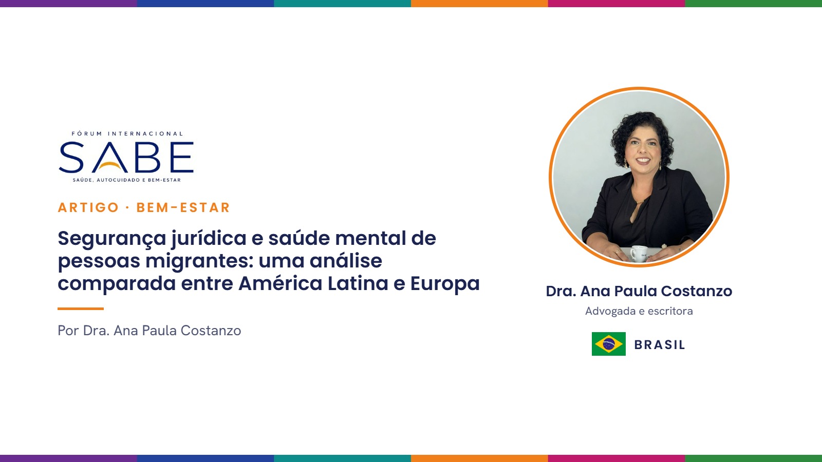 Segurança jurídica e saúde mental de pessoas migrantes: uma análise comparada entre América Latina e Europa